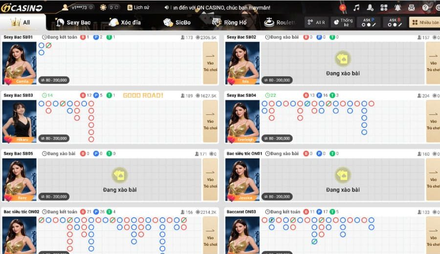 on casino