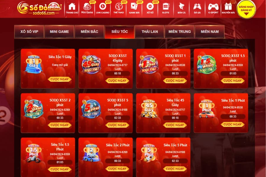 xổ số siêu tốc
